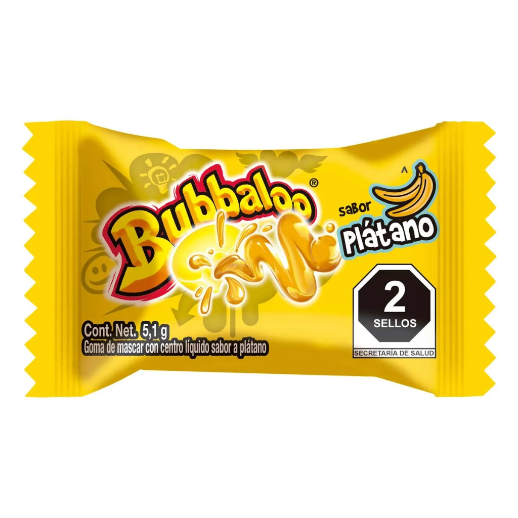 BUBBALOO SABOR PLATANO