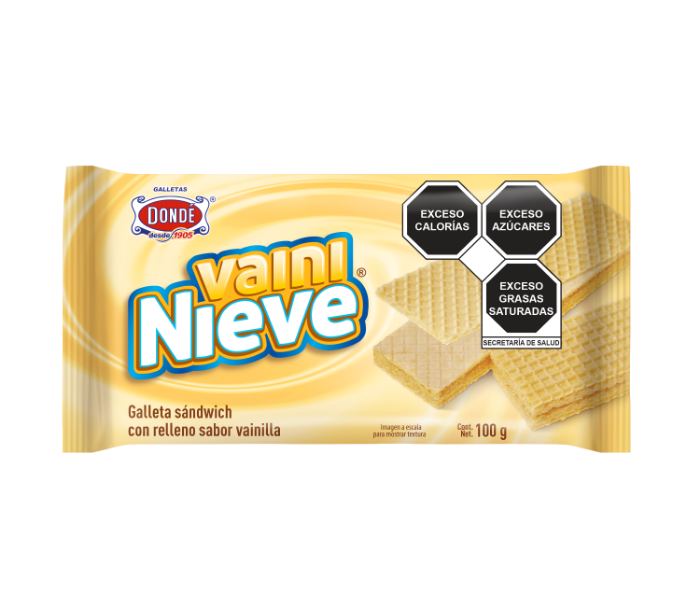 VAINI NIEVE 100G DONDE