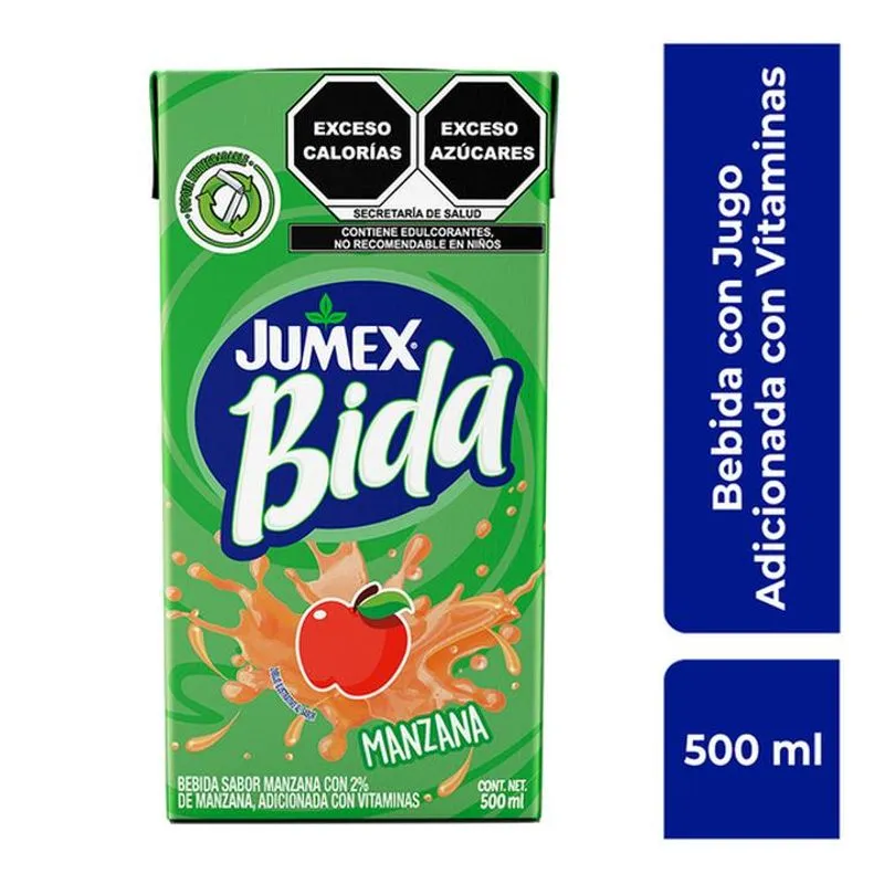 JUGO BIDA MANZANA 500ML
