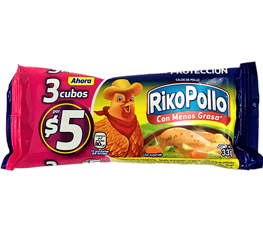 RIKO POLLO CON 3CUBOS