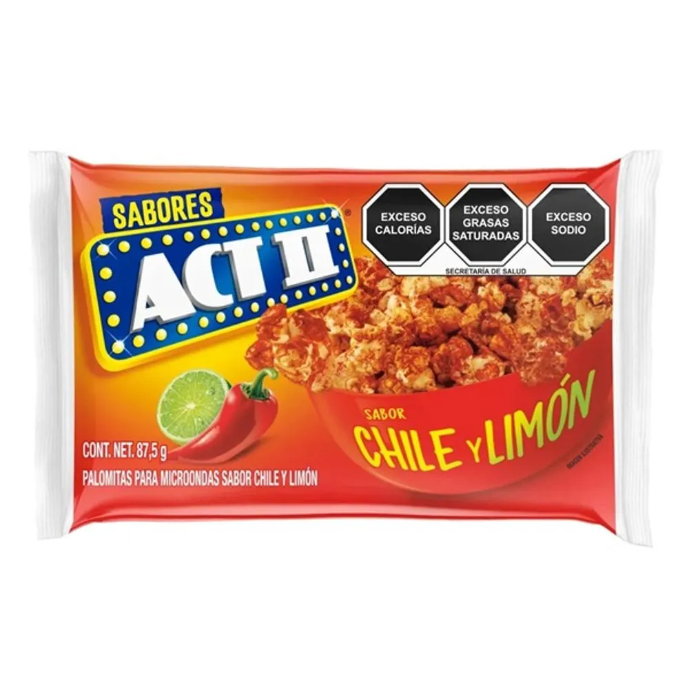 ACT II  CHILE Y LIMON 87.5G