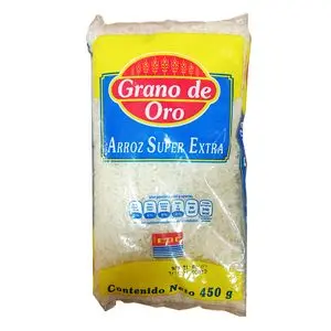ARROZ SUPER EXTYRA 450G GRANO DE ORO