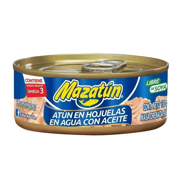 ATUN MAZATUN EN ACEITE  130G