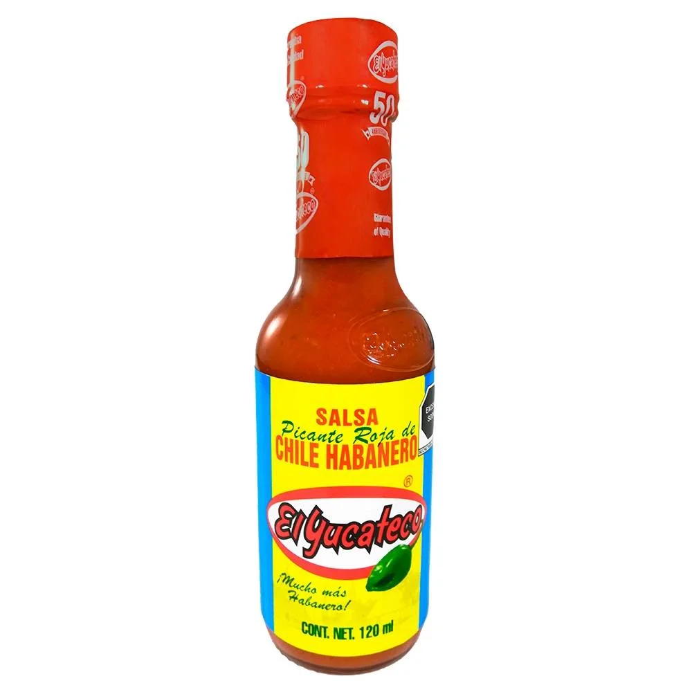 CHILE HABANERO PICANTE ROJA EL YUCATECO 150 ML