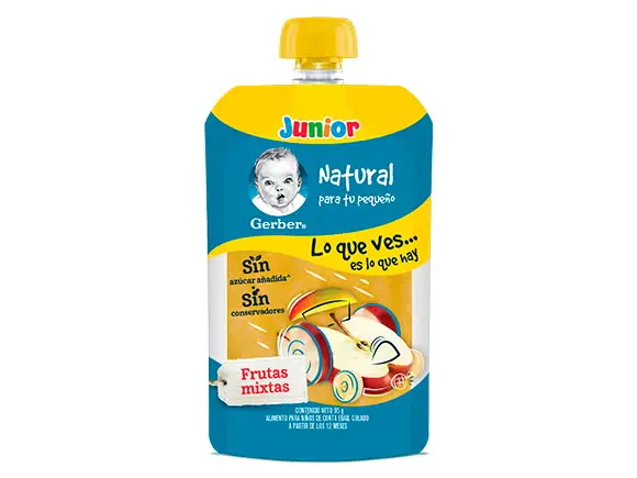 GERBER FRUTAS MIXTAS POUCH 90g
