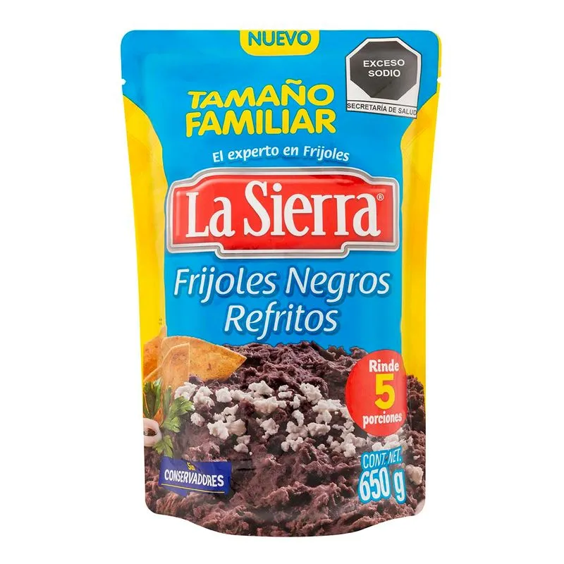 LA SIERRA FRIJOLES NEGROS 650g