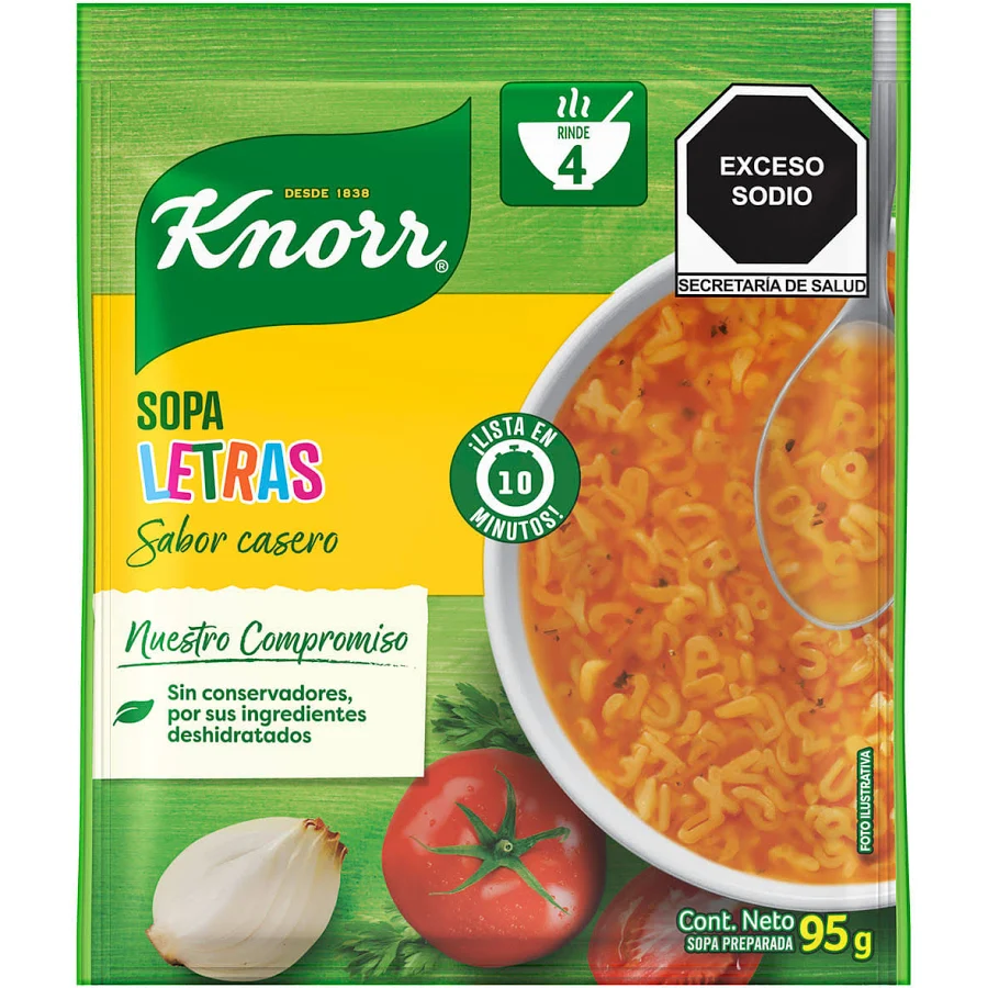 SOPA KNORR FIDEOS 95G