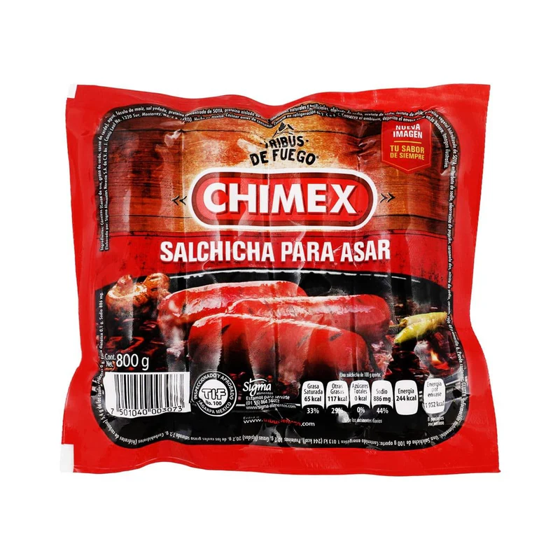 SALCHICHA PARA ASAR 800G