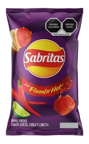 PAPAS SABRITAS FLAMIN HOT 44g