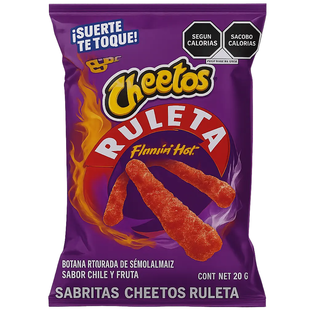 SABRITAS CHEETOS RULETA 80G