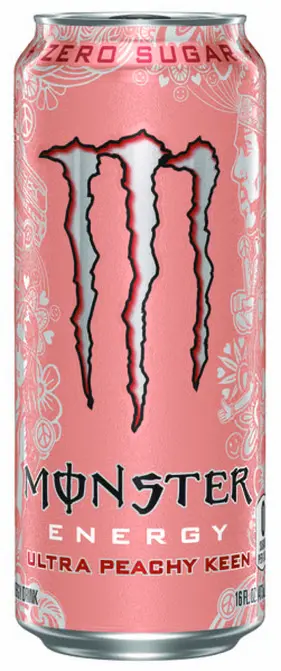 MONSTER ENERGY ULTRA PEACHY KEEN CONT. 473ML (DEL VALLE)