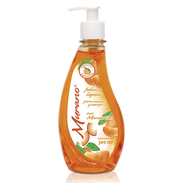 JABON LIQUIDO PARA MANO MURANO CON MANDARINAS 300 ML