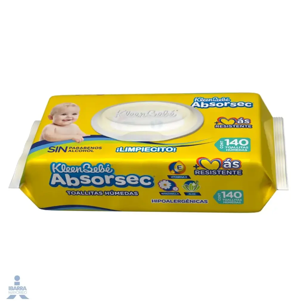 TOALLITAS HUMEDAS ABSORSEC 140