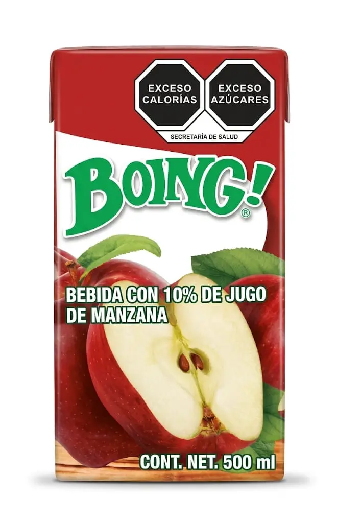 BOING BEBIDA 10% DE JUGO DE MANZANA 500 ML