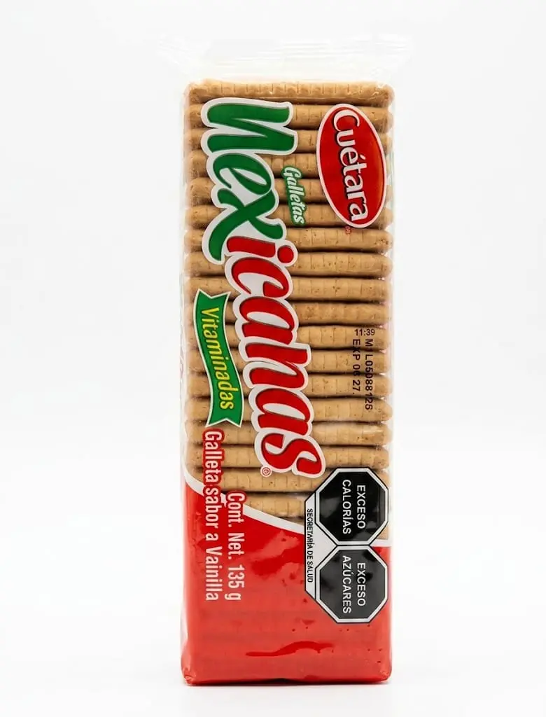  GALLETA CUETARA MEXICANA VITAMINADA 135 GRS.