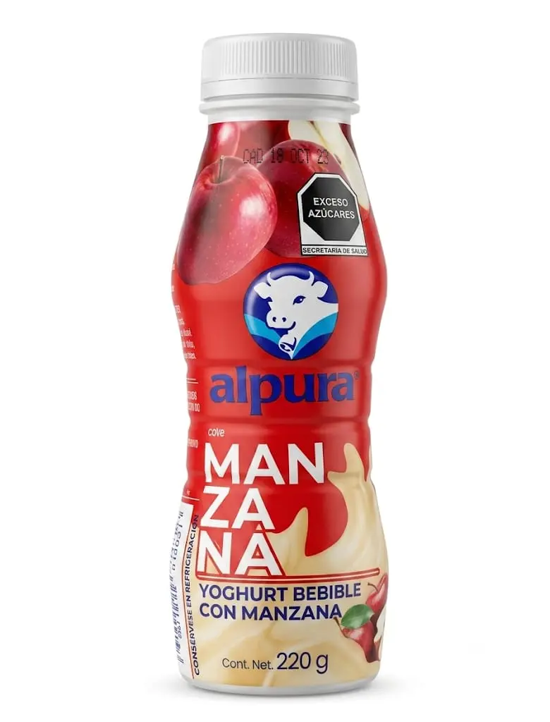 YOGHURT BEBIBLE CON MANZANA ALPURA 220g