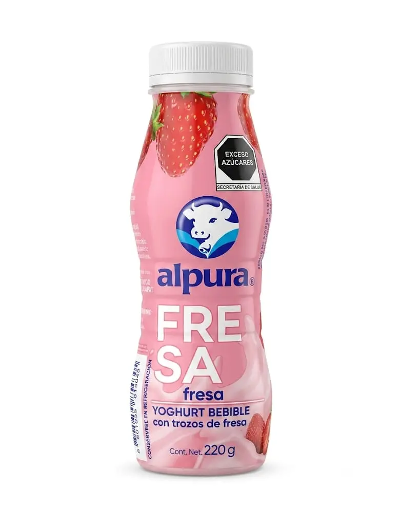 YOGHURT BEBIBLE CON FRESA ALPURA 220 g