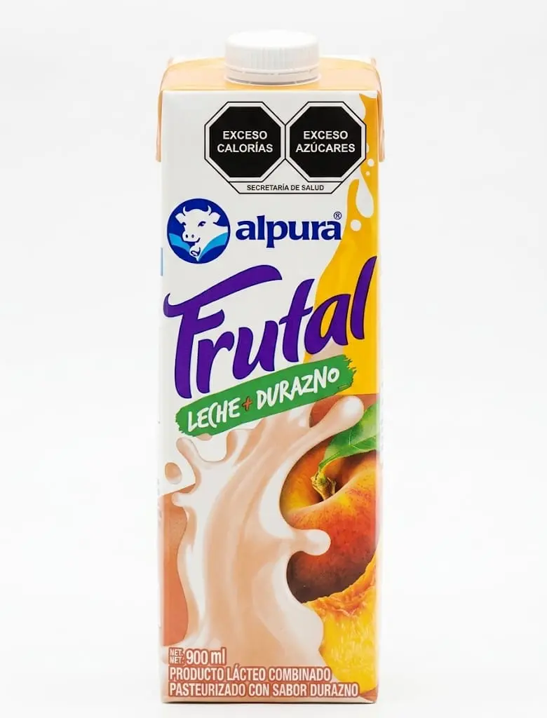 FRUTAL LECHE Y DURAZNO 900 ML (ALPURA)