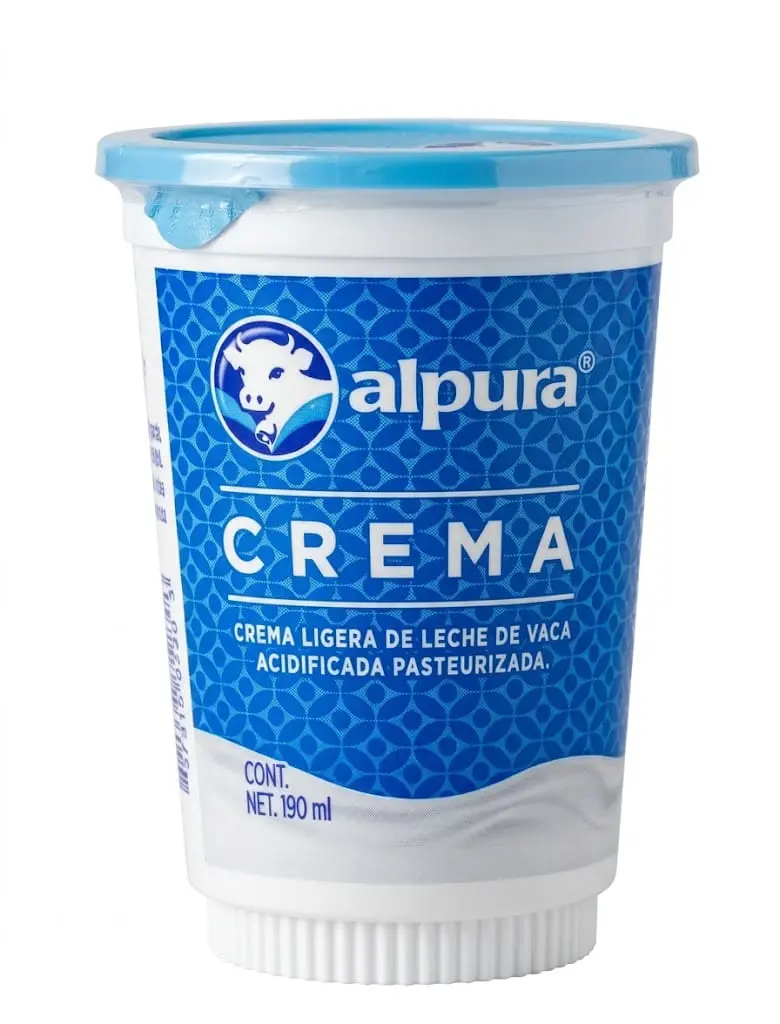ALPURA CREMA LIGERA DE LECHE DE VACA ACIDIFICADA 190ML