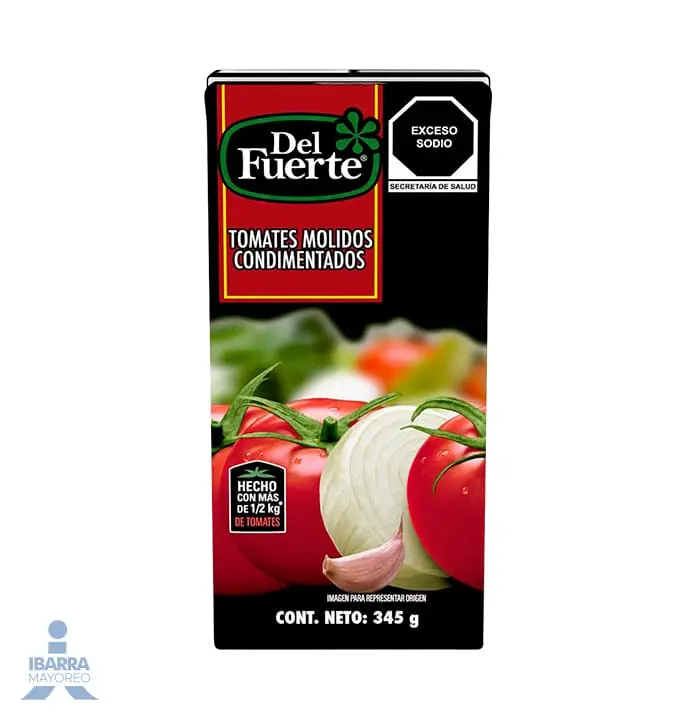 PURE DE TOMATE 345G DEL FUERTE