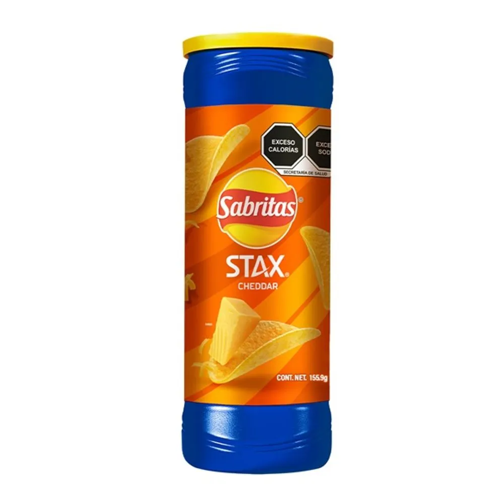 SABRITAS LAYS STAX CHEDAR