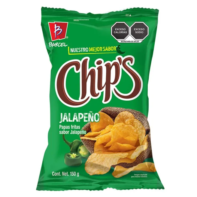 CHIPS JALAPEÑO 170G