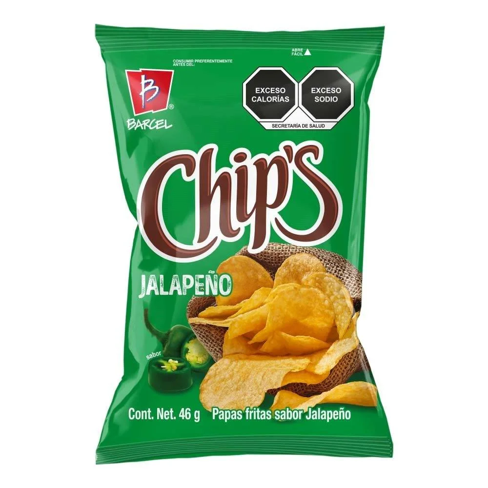 CHIPS JALAPEÑO 62G