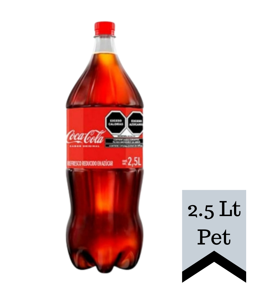 COCA COLA 2.5 NO RETORNABLE  