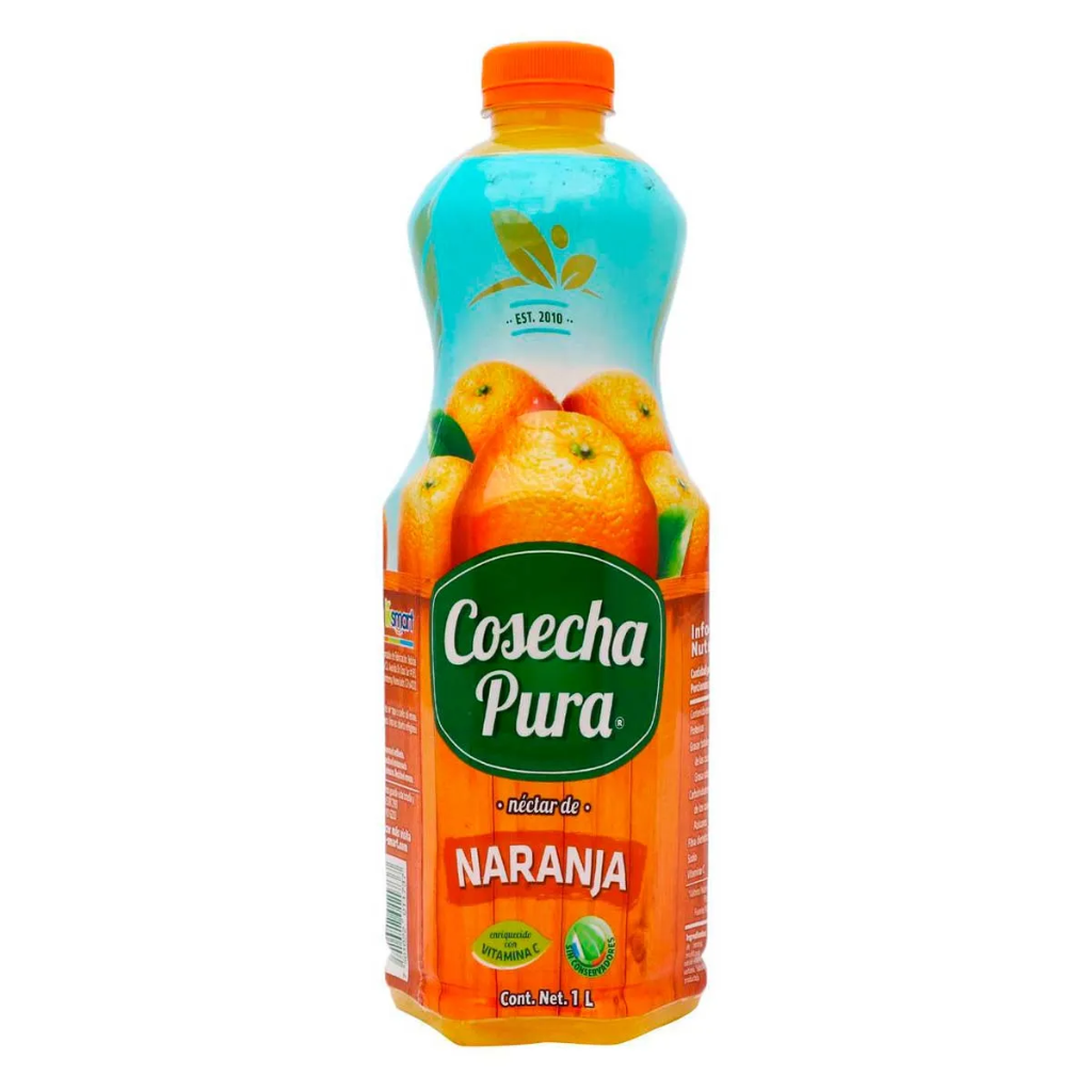 COSECHA PURA NARANJA 1LT