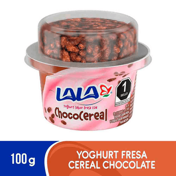 LALA YOGURT FRESA CHOCO CEREAL 100G