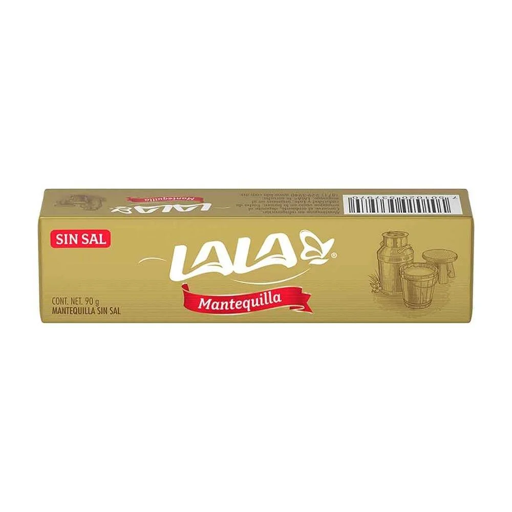LALA MANTEQUILLA SOLIDA SIN SAL 90G