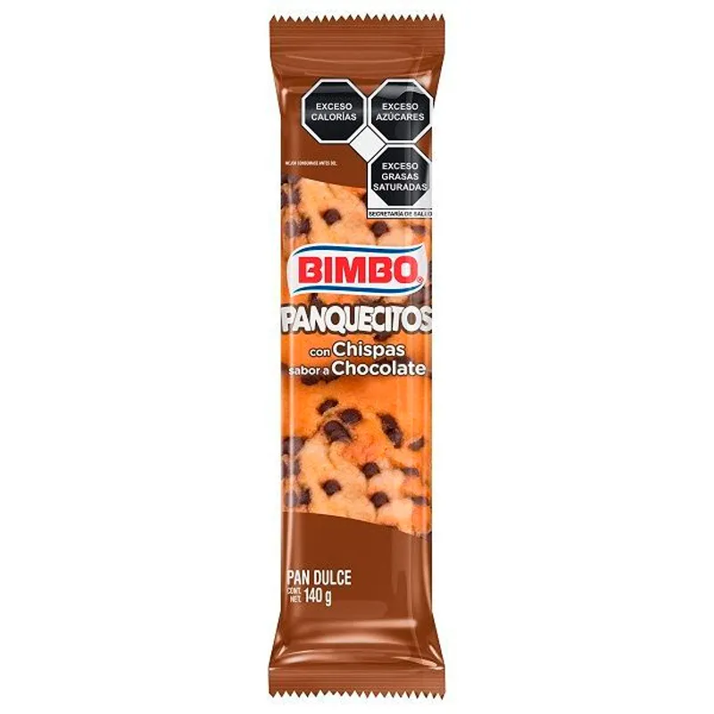 PANQUECITOS GOTA DE CHOCOLATE 140G (BIMBO)