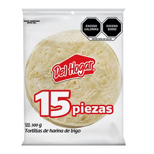 TORTILLAS DEL HOGAR 15 PZ 300g