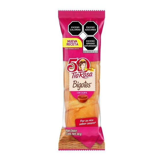 BIGOTES CAJETA TIA ROSA 80g