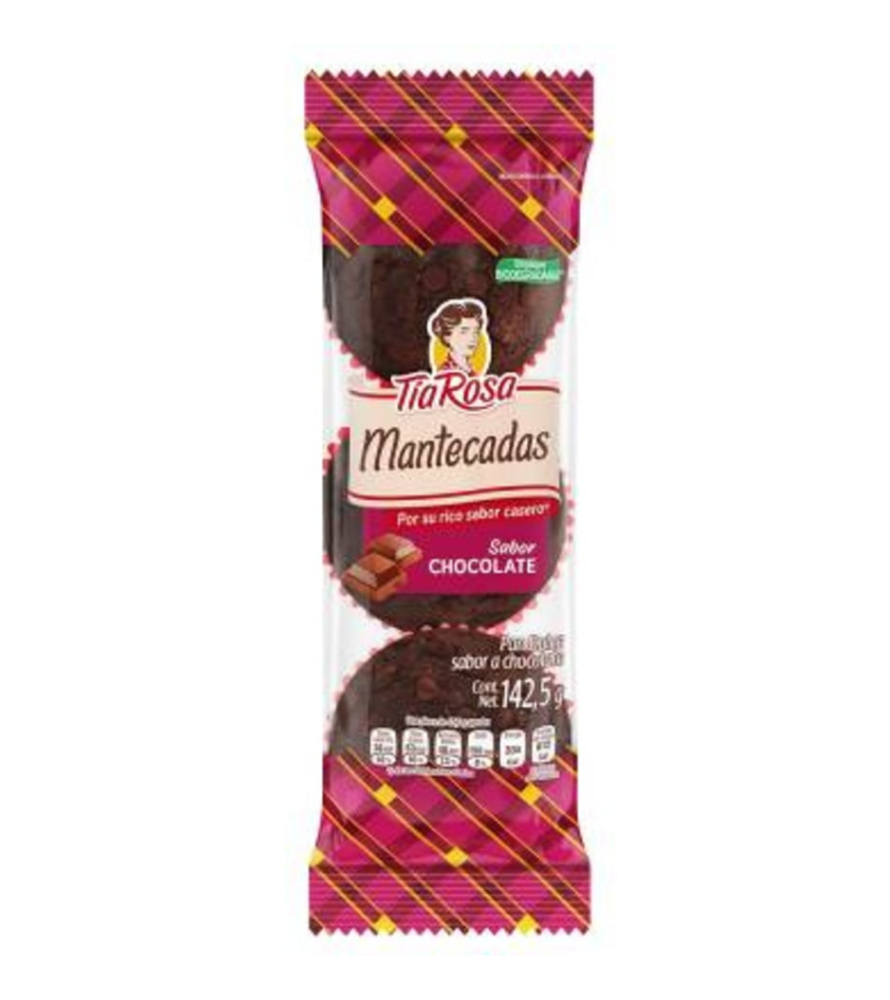 MANTECADAS CHOCOLATE TIA ROSA 3 PZAS