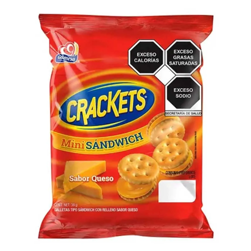 CRACKETS MINI SABOR QUESO 38G