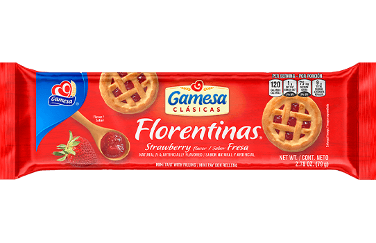 FLORENTINAS SABOR FRESA CONT. 110G