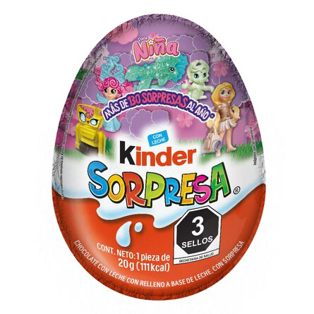 HUEVITO KINDER SORPRESA PROMO NIÑA