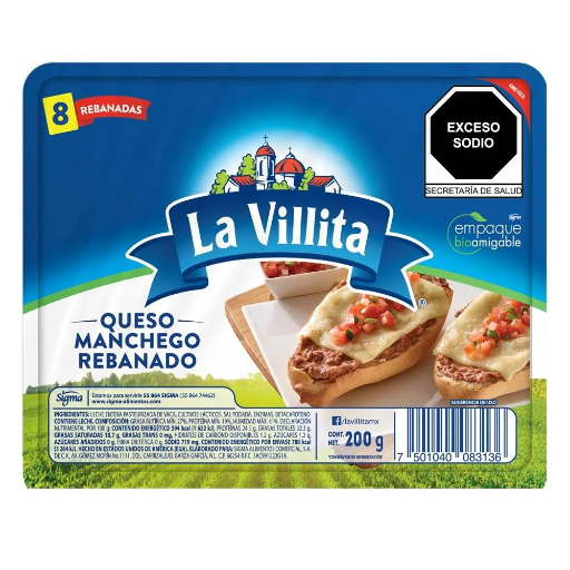 [8313] QUESO MANCHEGO VILLITA 200G