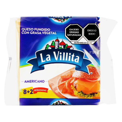 QUESO AMERICANO175G LA VILLITA