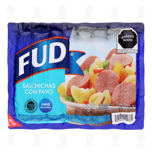 [988] SALCHICHA DE PAVO FUD 266G 8PZ