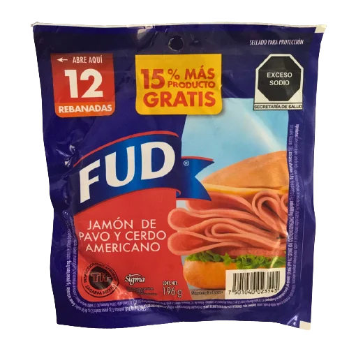[2364] FUD JAMON DE PAVO AMERICANO 196g