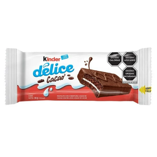 [129969] KINDER DELICE CACAO 39G (FERRERO)