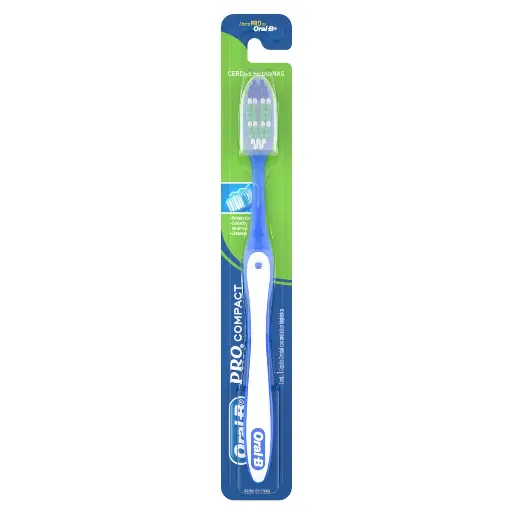 [220] CEPILLO DENTAL PRO COMPACT ONDULADO ORAL B CERDAS MEDIANAS