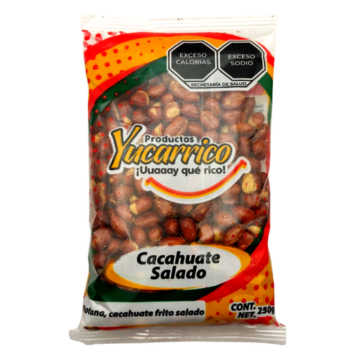 [SALADO] CACAHUATE SALADO CONT 250G YUCARRICO