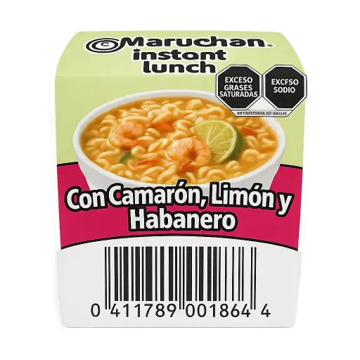 [MAR864] MARUCHAN CAMARON LIMON Y HABANERO 64G