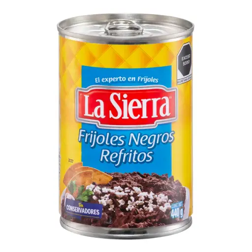 [FRI026] FRIJOLES REFRITOS LA SIERRA 440g