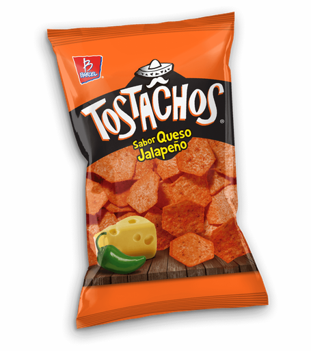 [B515451] TOSTACHOS QUESO Y JALAPEÑO 65g BARCEL