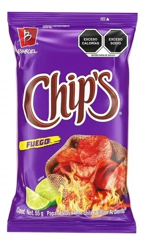 CHIPS FUEGO 42G (BARCEL)
