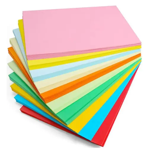[P2505] HOJAS DE COLORES TAMAÑO CARTA 20 PZ